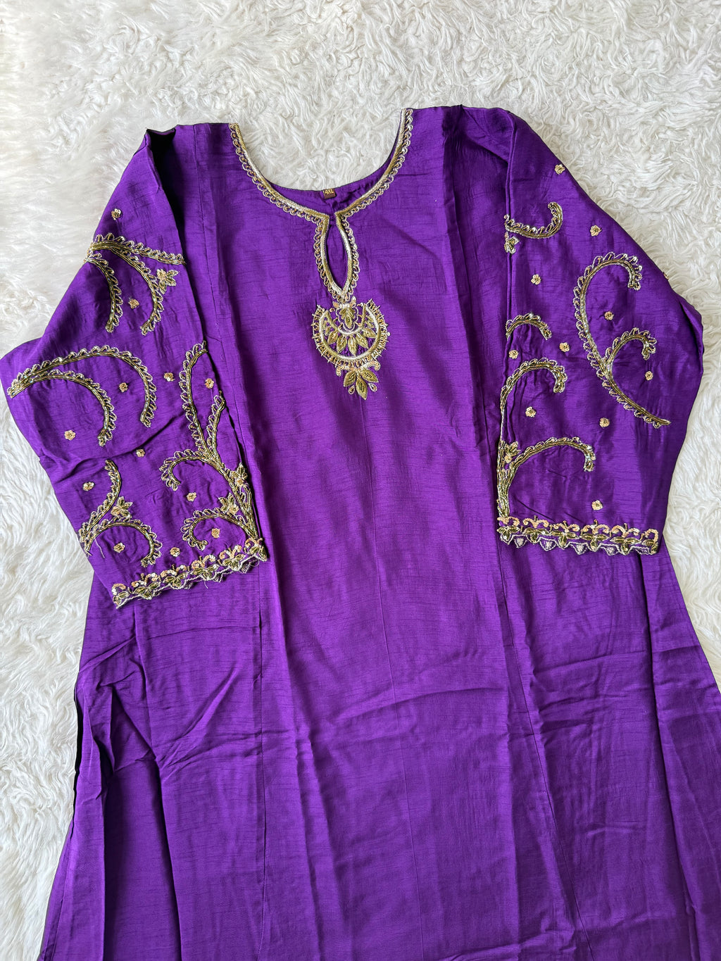 “Plus Size” Dola Silk Kurti Pant Dupatta Set