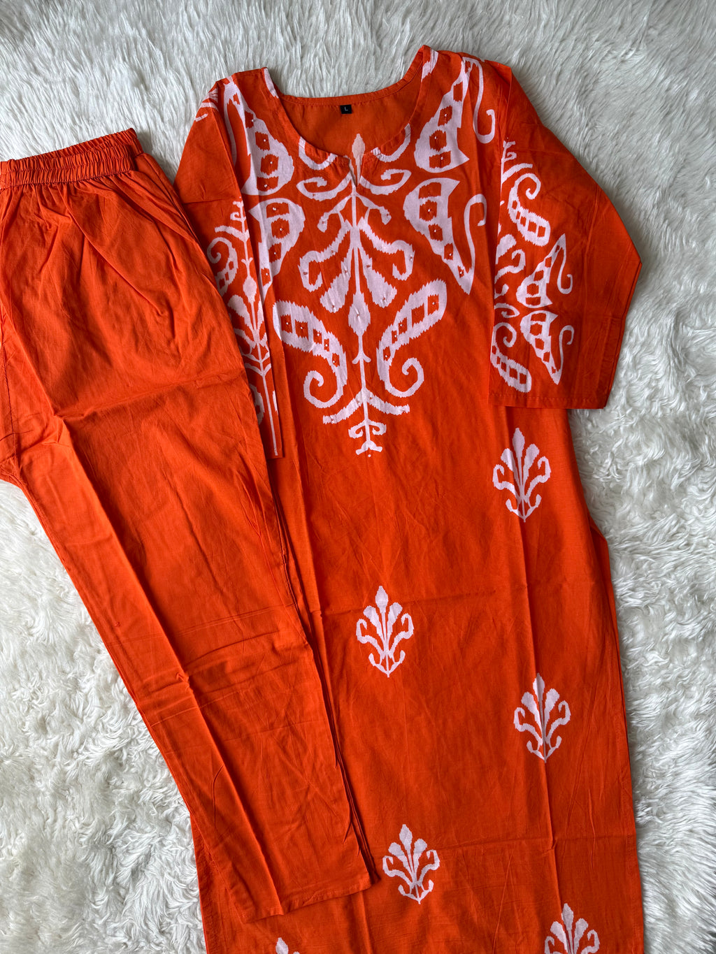 Cotton Kurti Pant Set