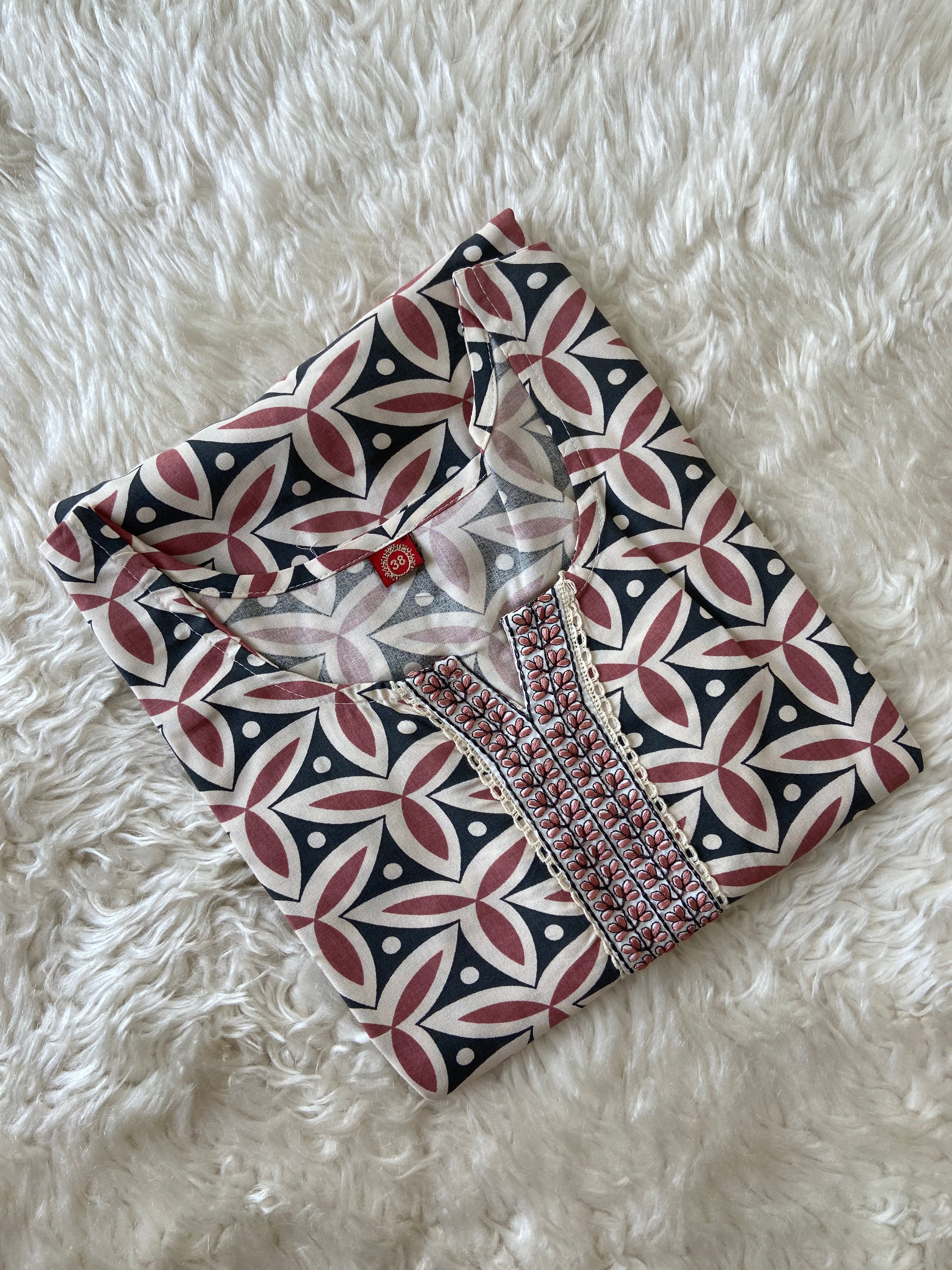 Soft Rayon Short Kurti