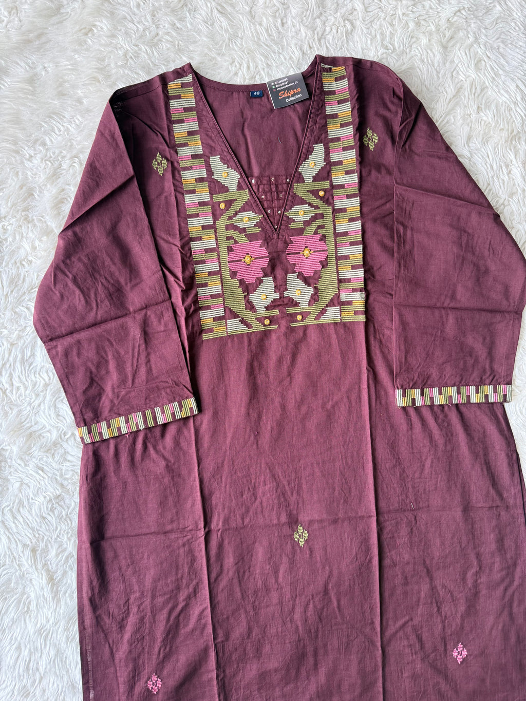 Premium Cotton Kurti Pant Dupatta Set