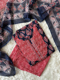 Budget Friendly Kurti Pant Dupatta Set