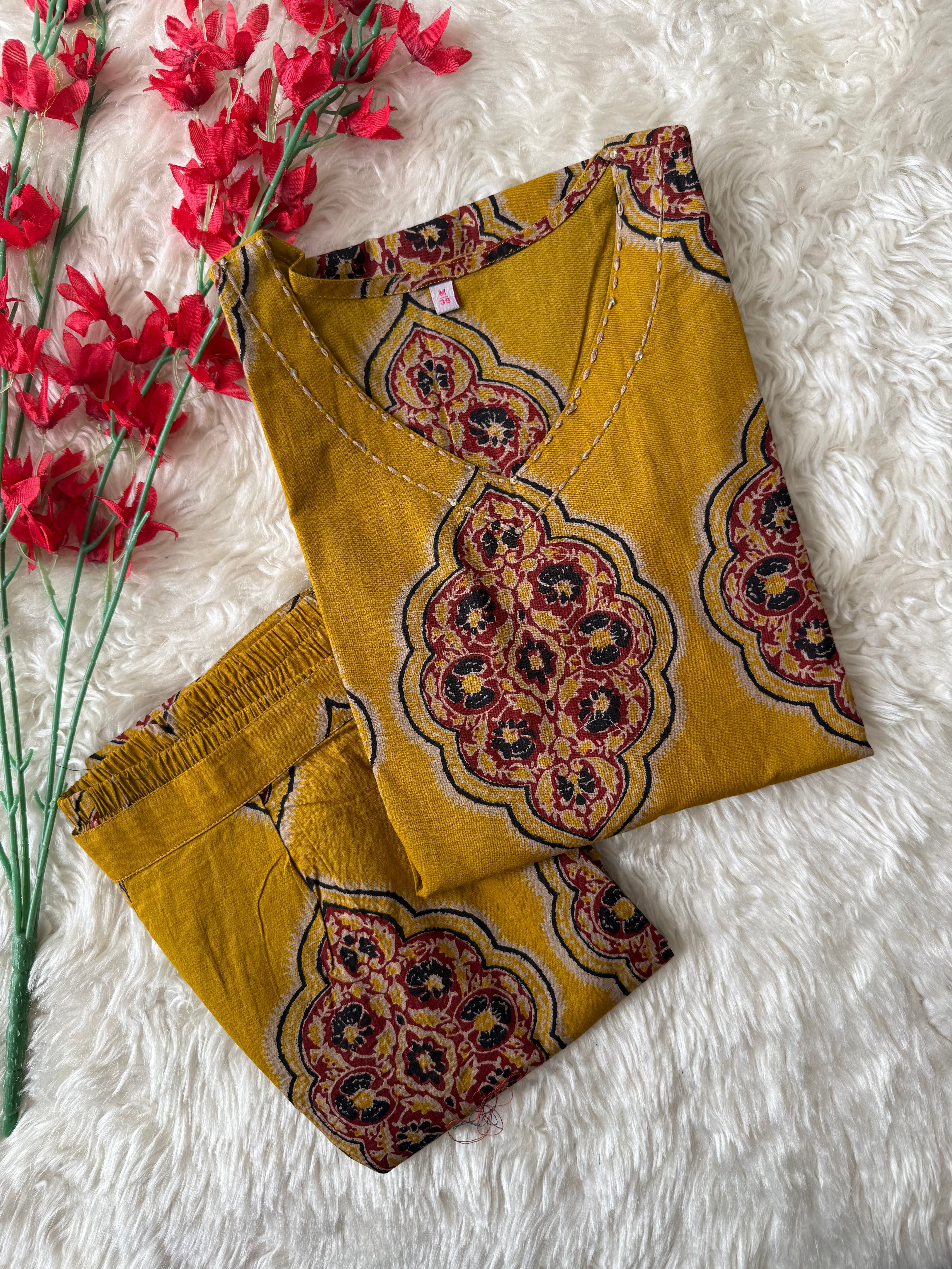 Premium Cotton Kurti Pant Set