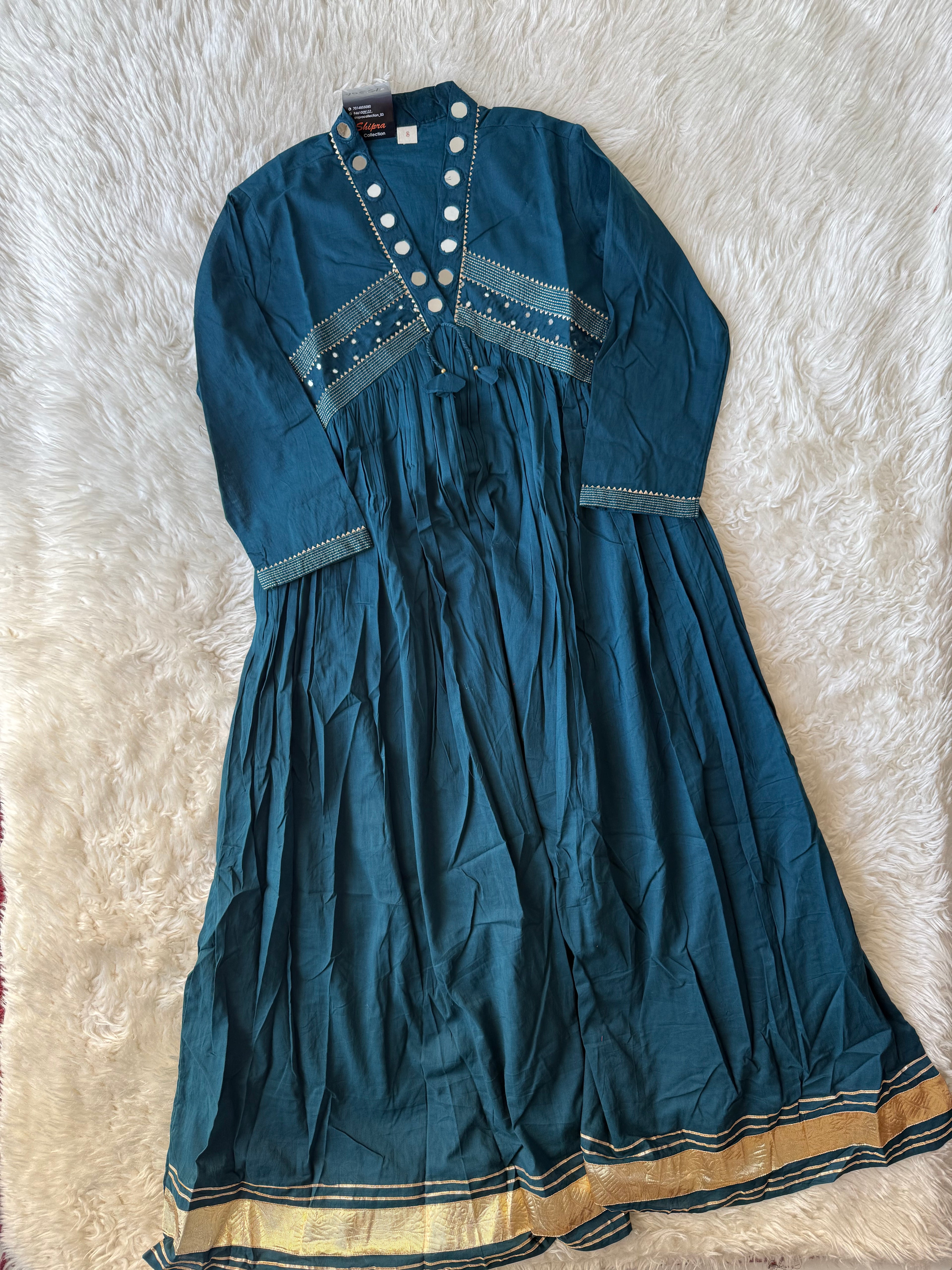 Premium Cotton Flare Kurti Pant Set