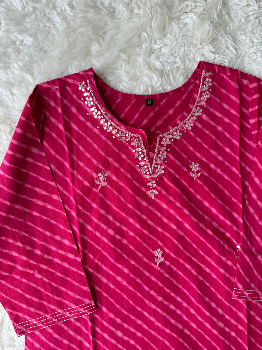 Premium Cotton Lehariya Set