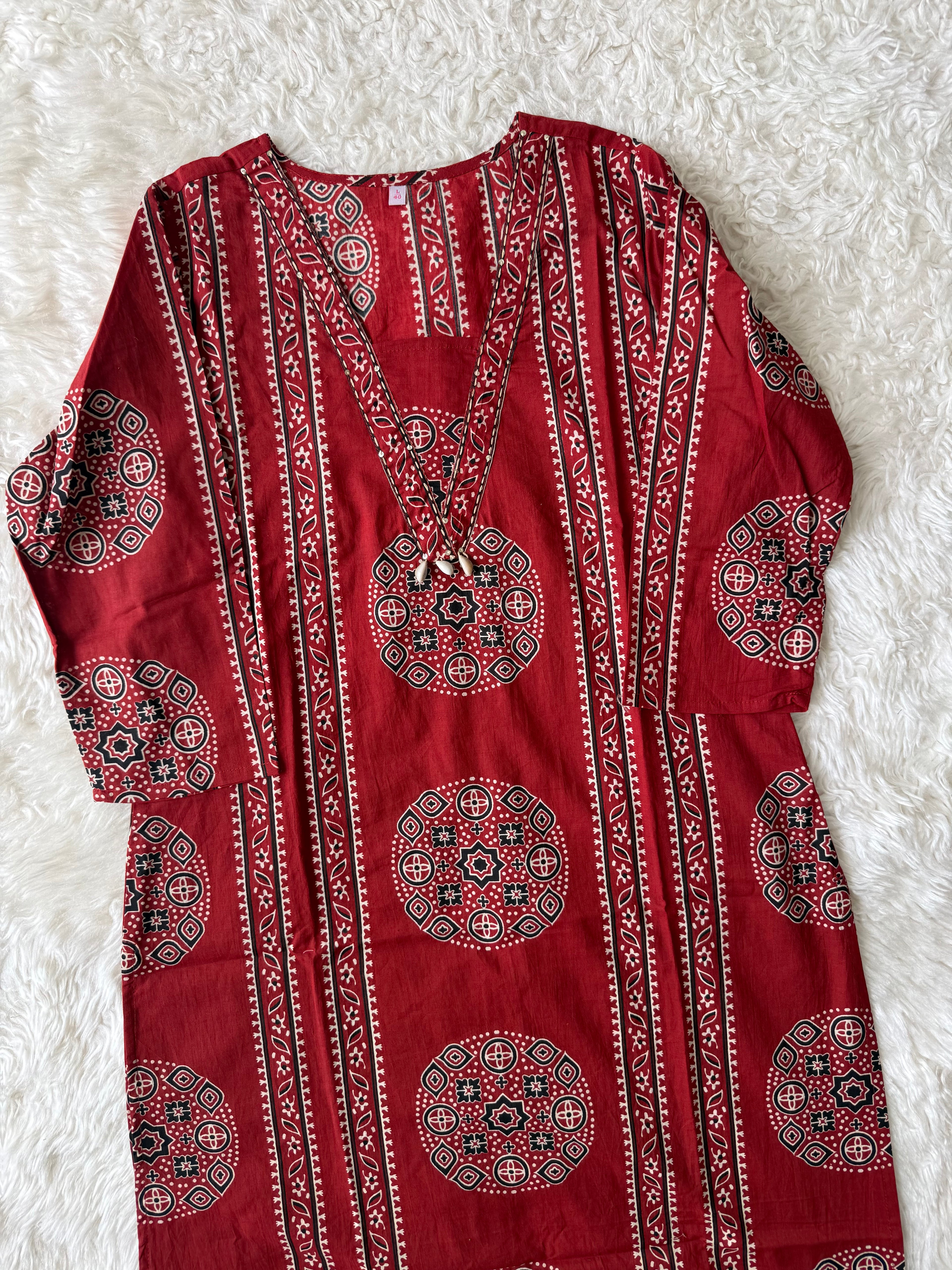 Premium Cotton Kurti Pant Set