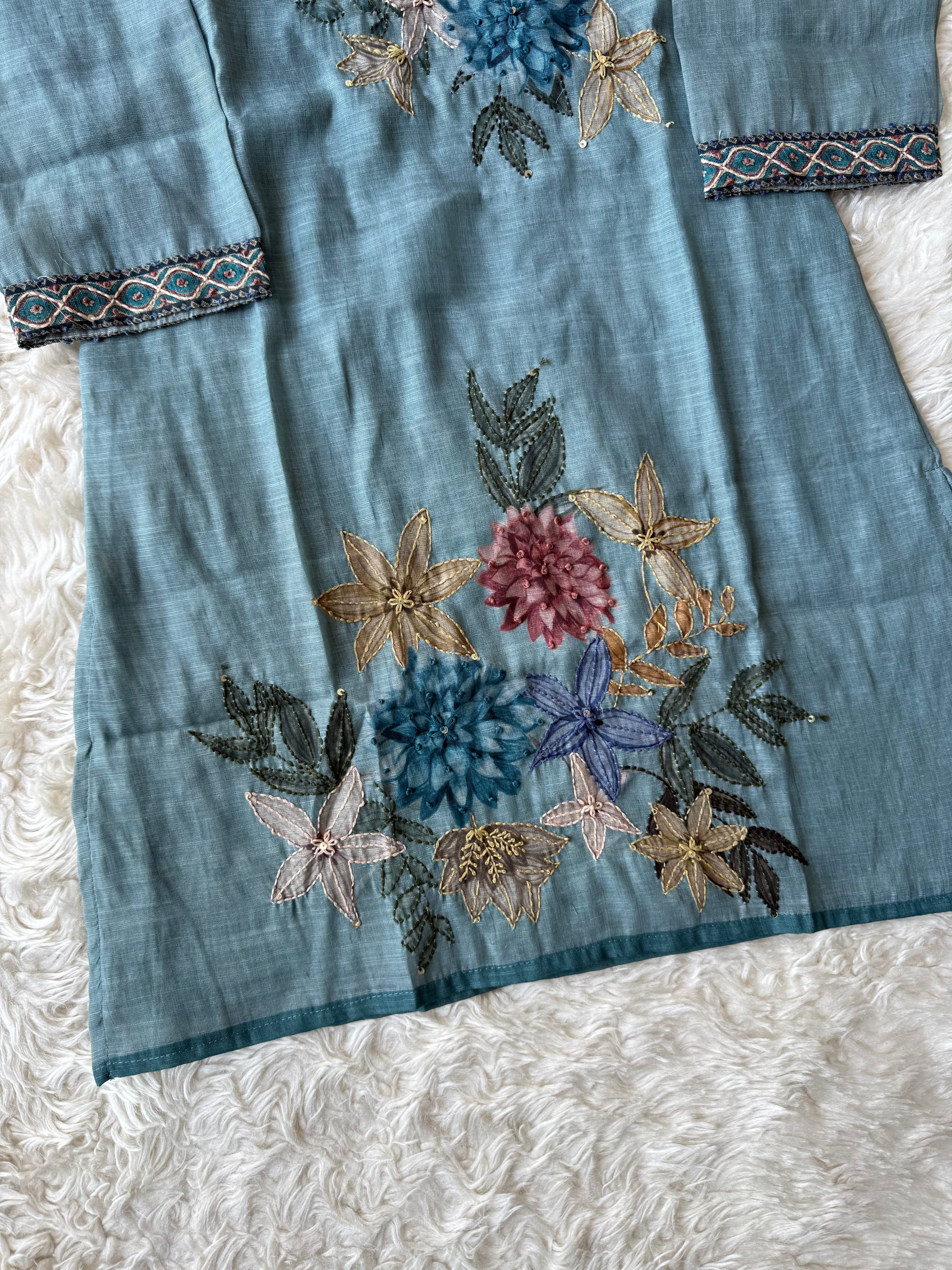 Chanderi Silk Co-ord Set