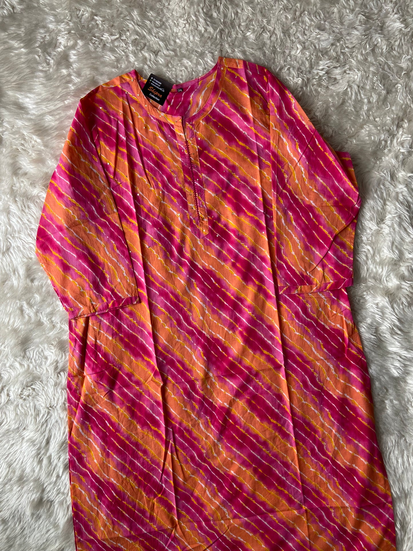 Plus Size Premium Cotton Lehariya