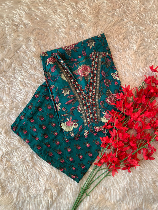 Stock Clearance 🚨 Cotton FLARE Kurti Pant Set