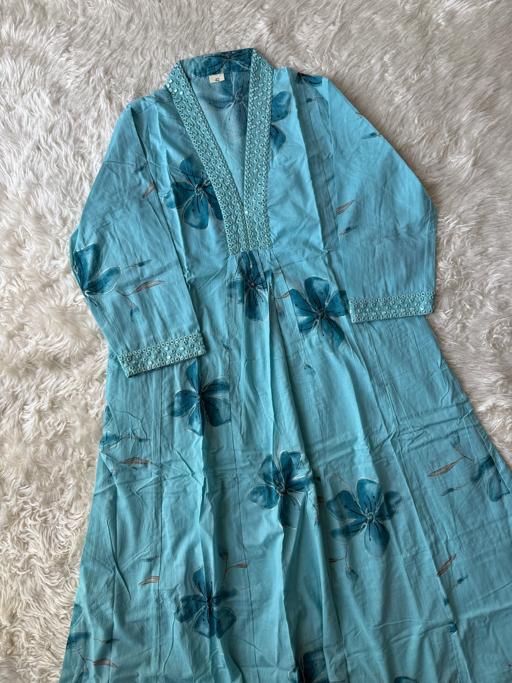 Breathable Cotton Kurti Pant Cotton Dupatta Set