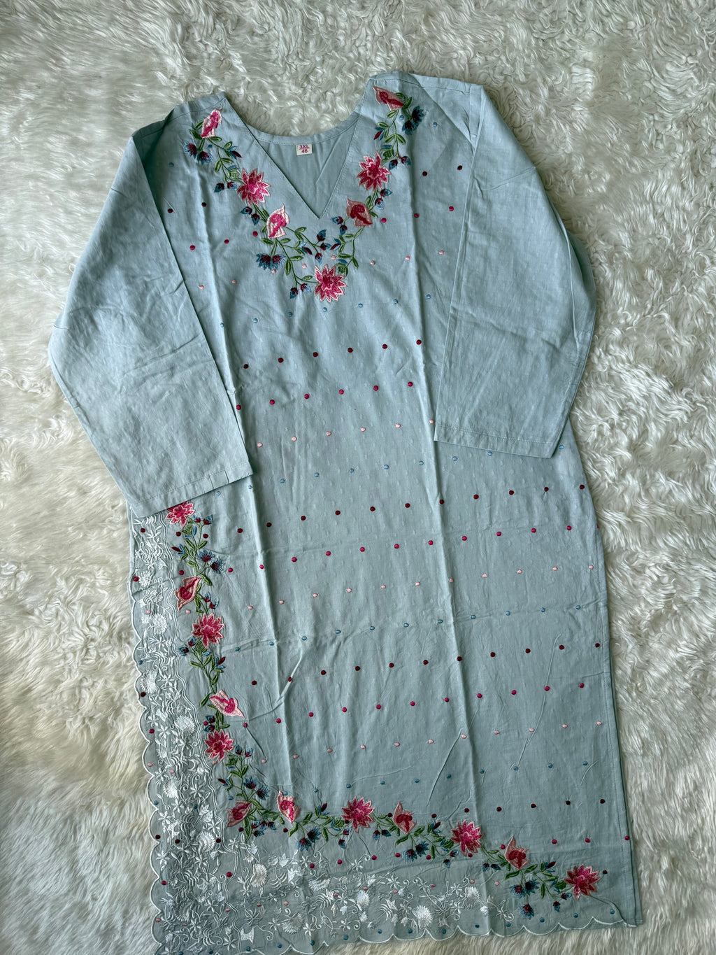 Premium Mul Cotton Thread Work Collection