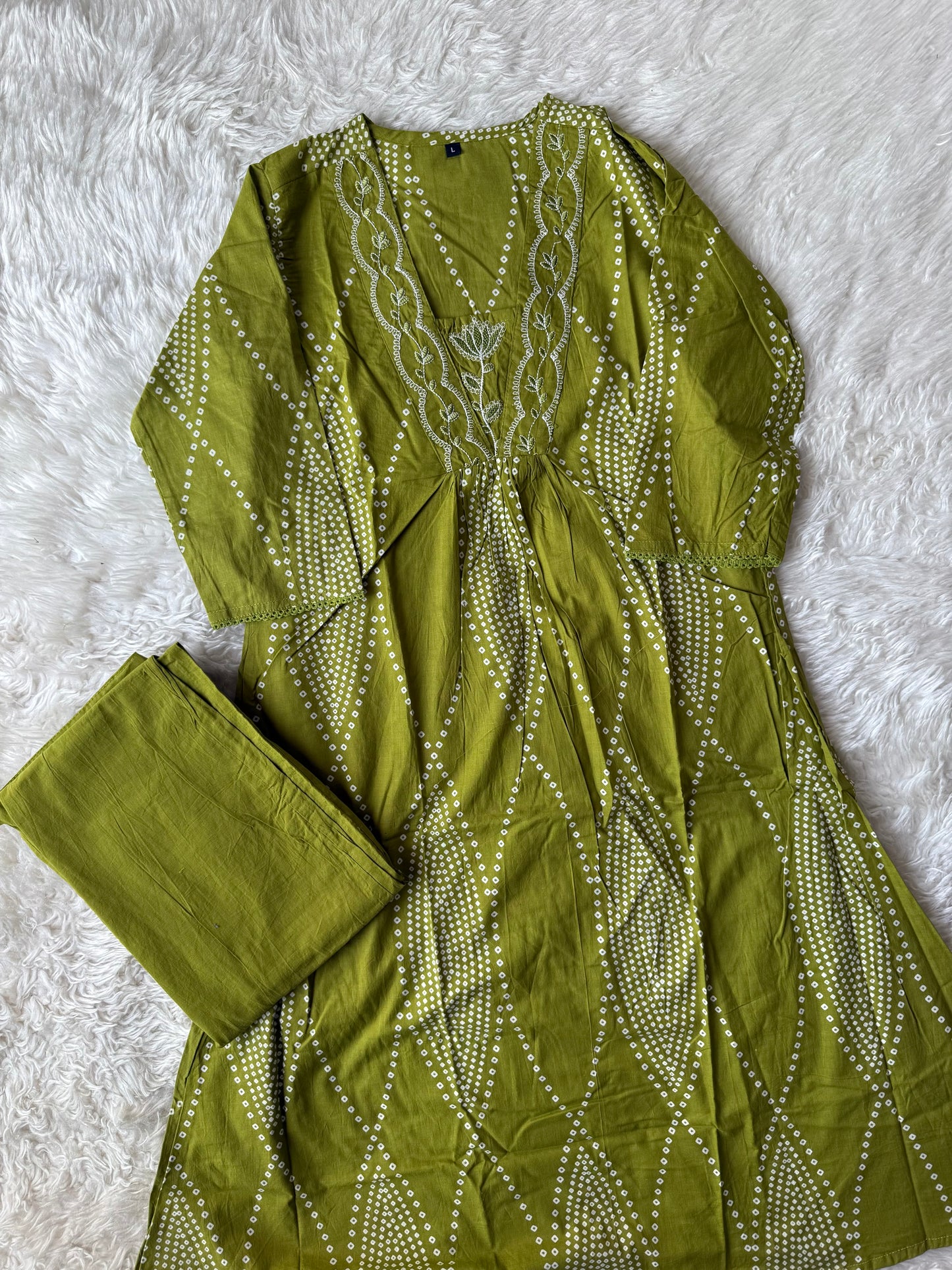 Cotton Kurti Pant Set