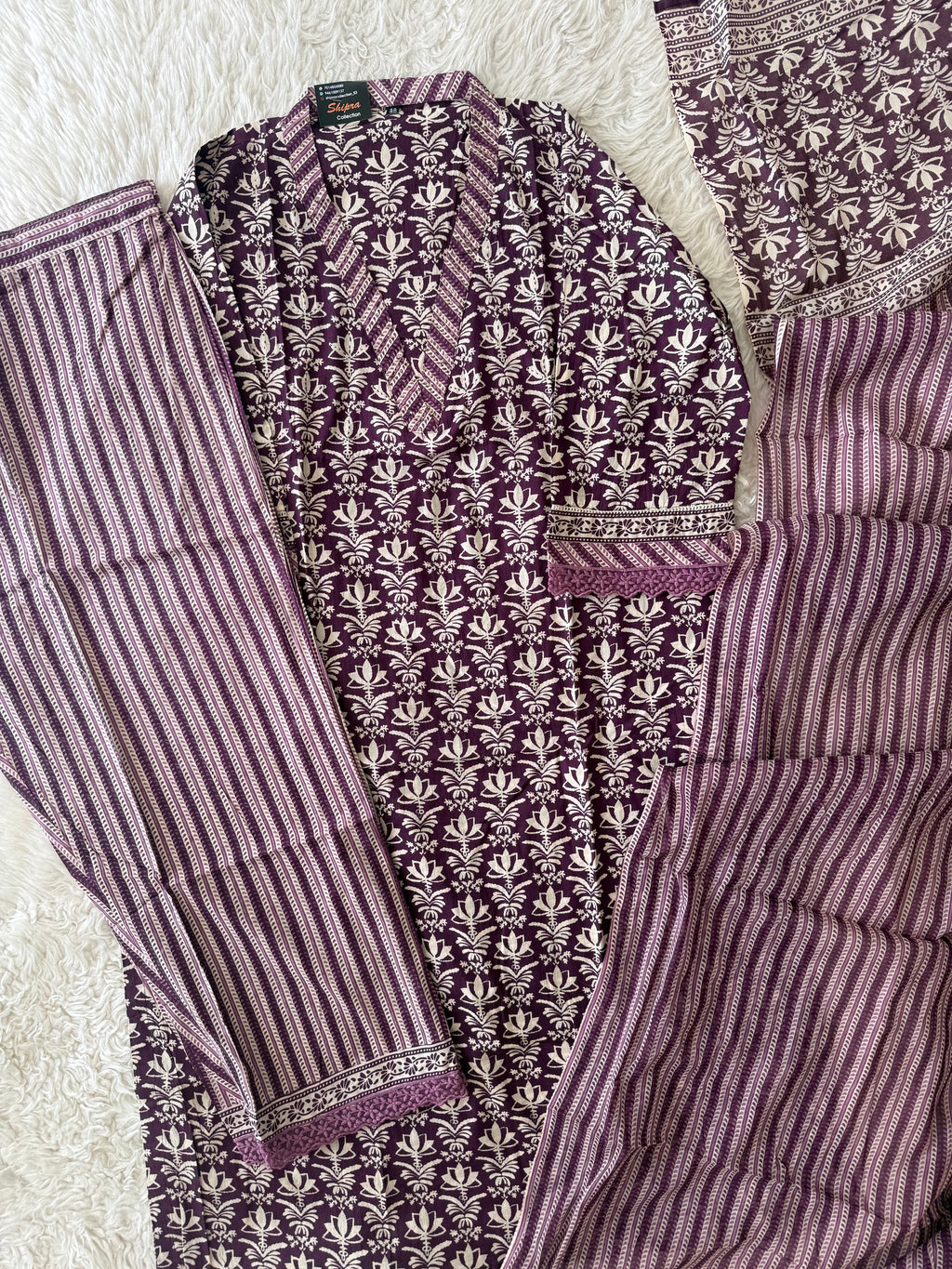 Premium Cotton Kurti Pant Dupatta Set