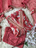 Butter Silk Kurti Pant Dupatta Set