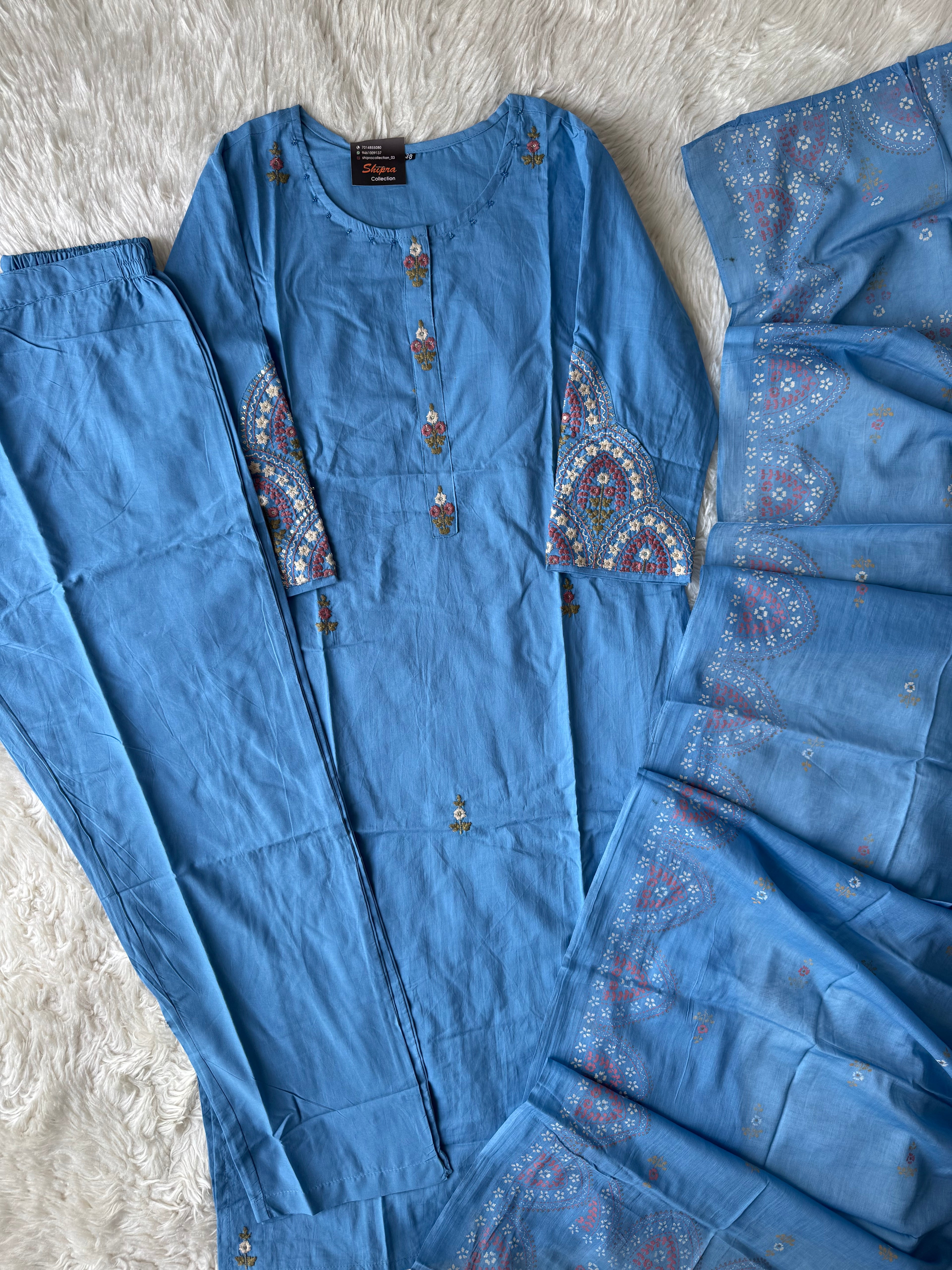 Premium Cotton Thread Work Collection