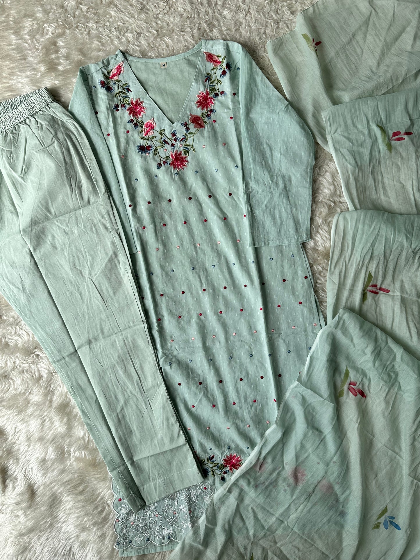 Premium Mul Cotton Thread Work Collection