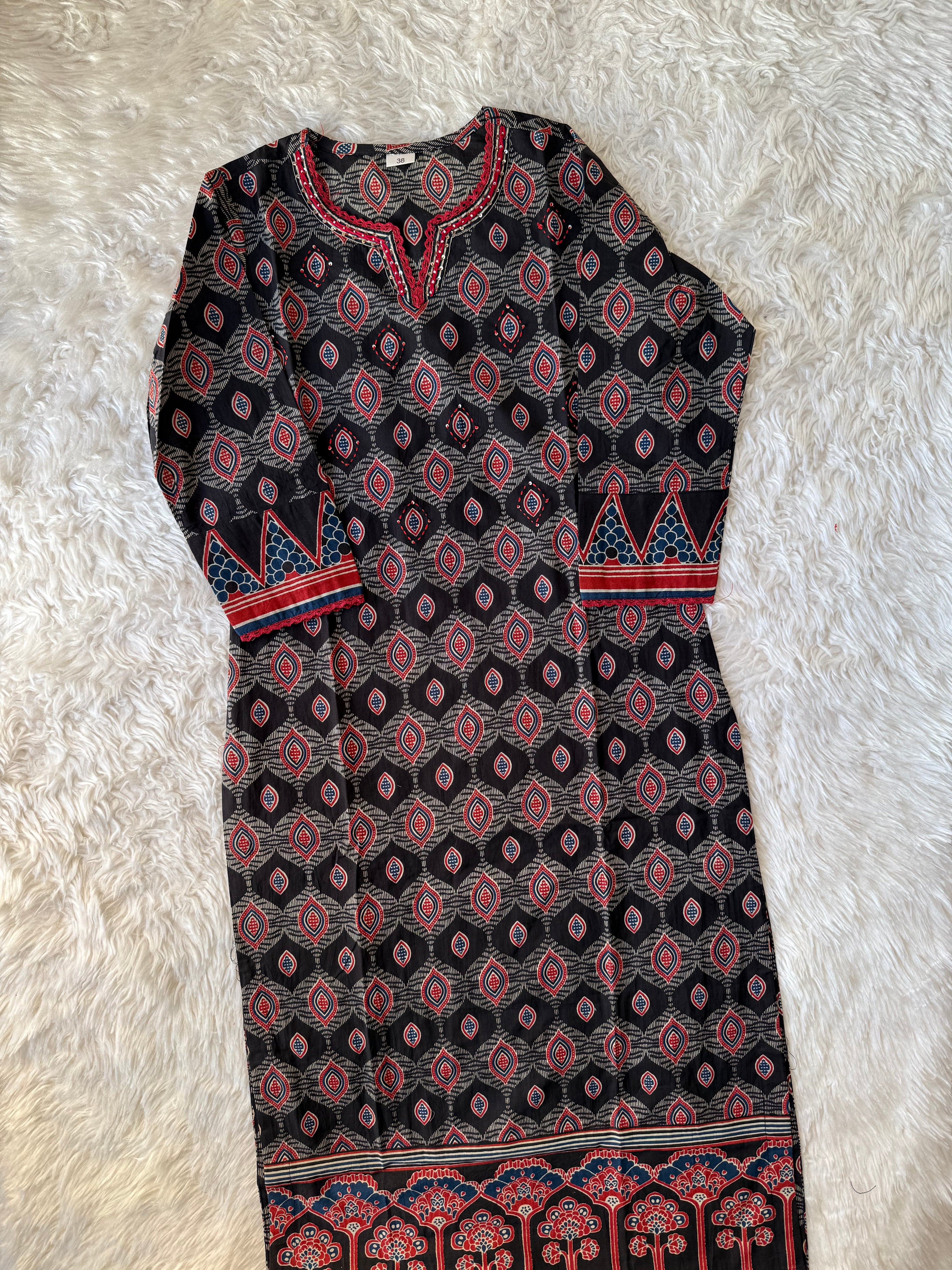 Pure Cotton Kurti Pant Cotton Set