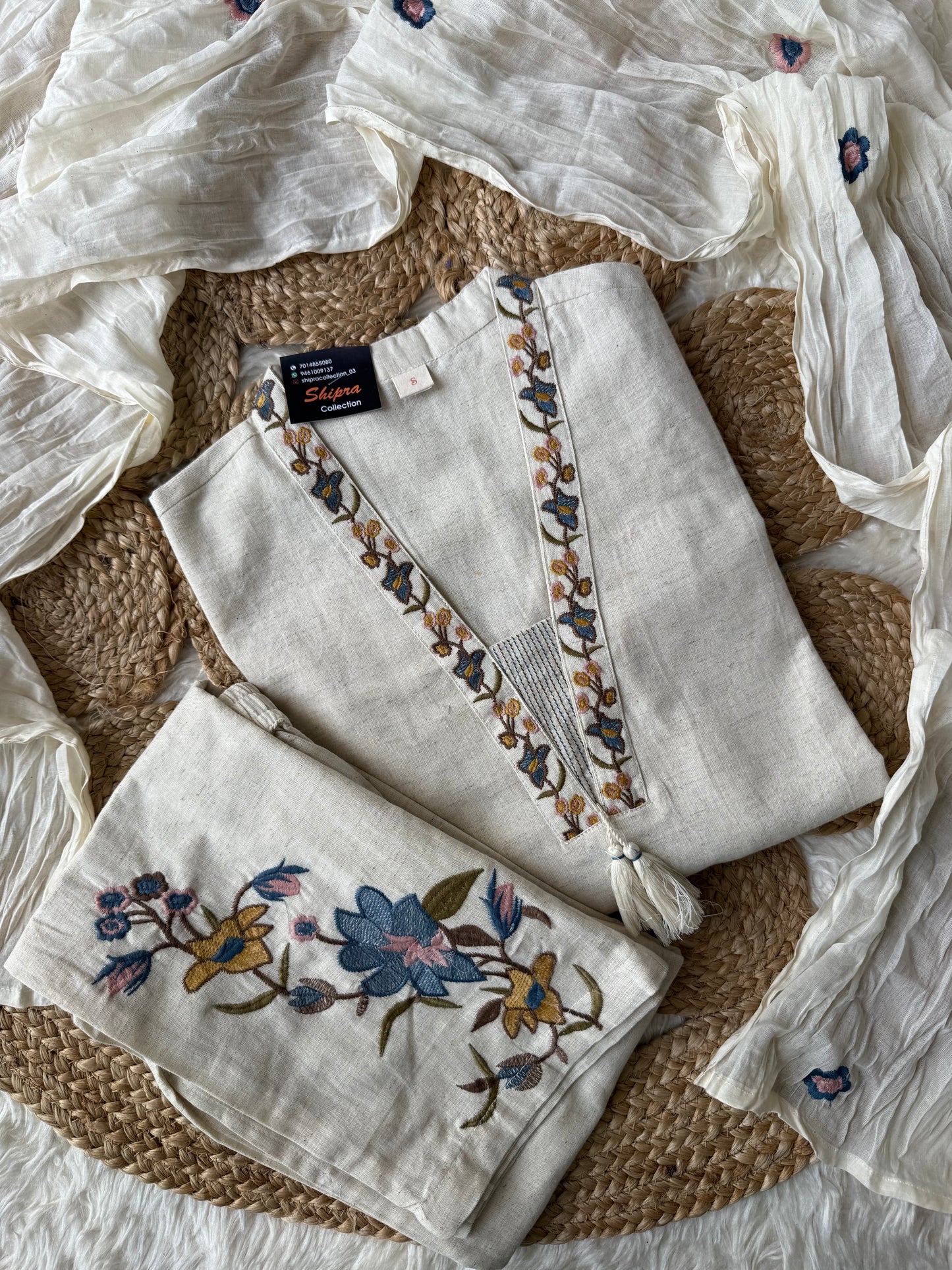 Khadi Cotton Thread Work Set