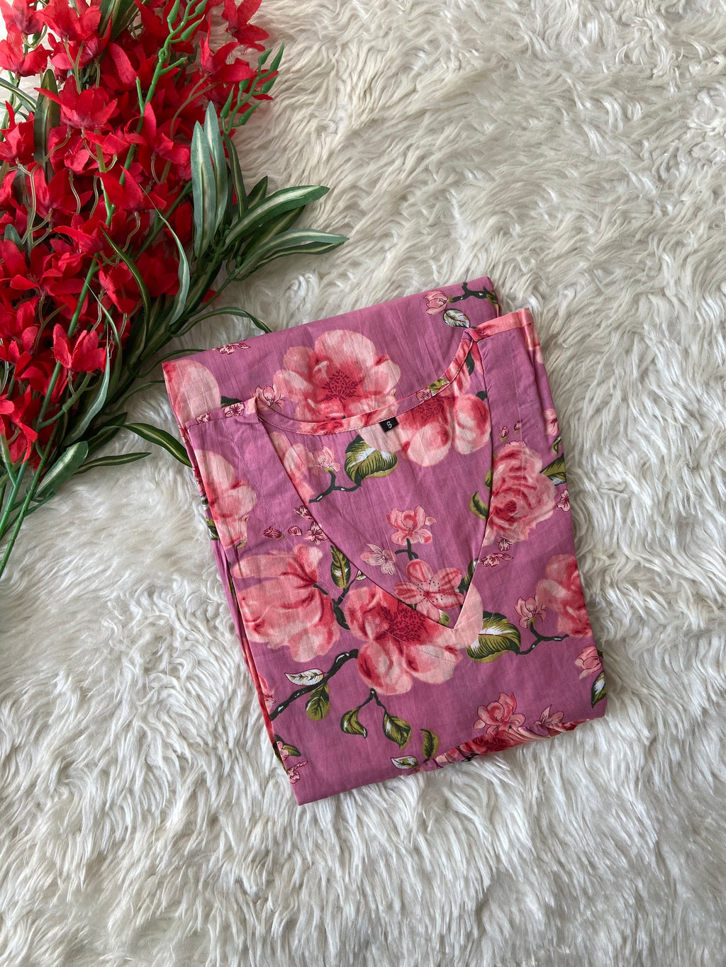 Premium Cotton Alia Pattern Short Kurti