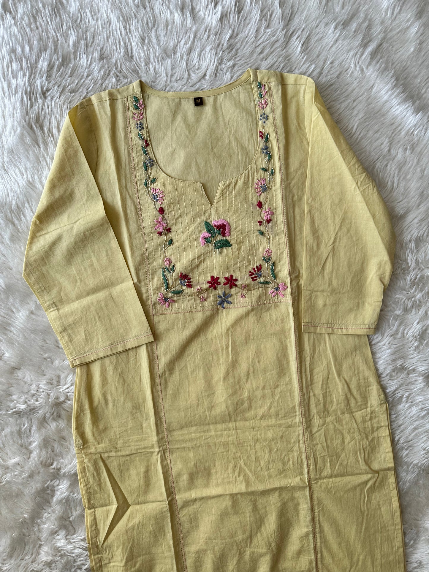 Mul Cotton Set with hand painted dupatta