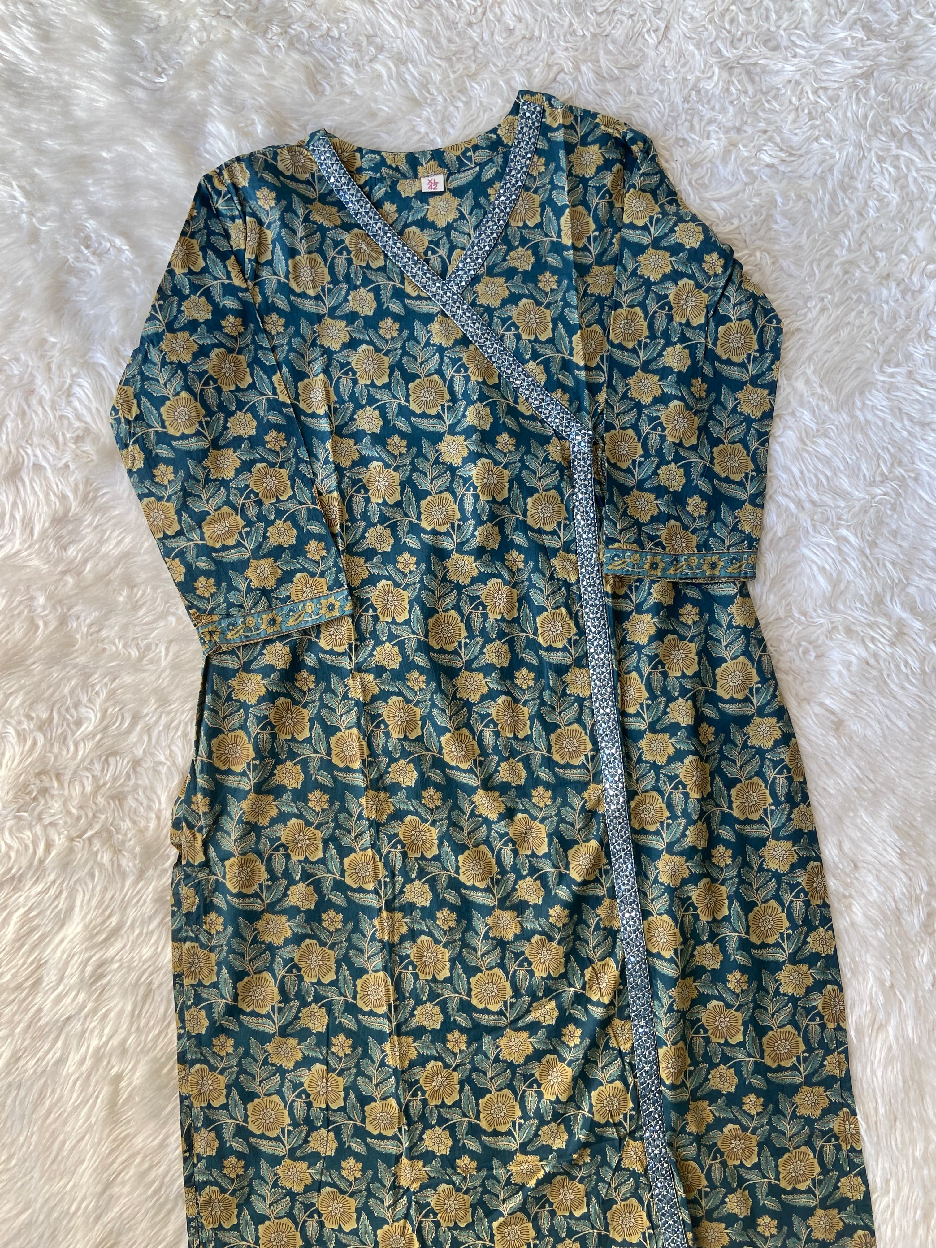 Premium Cotton Kurti Pant Dupatta Set