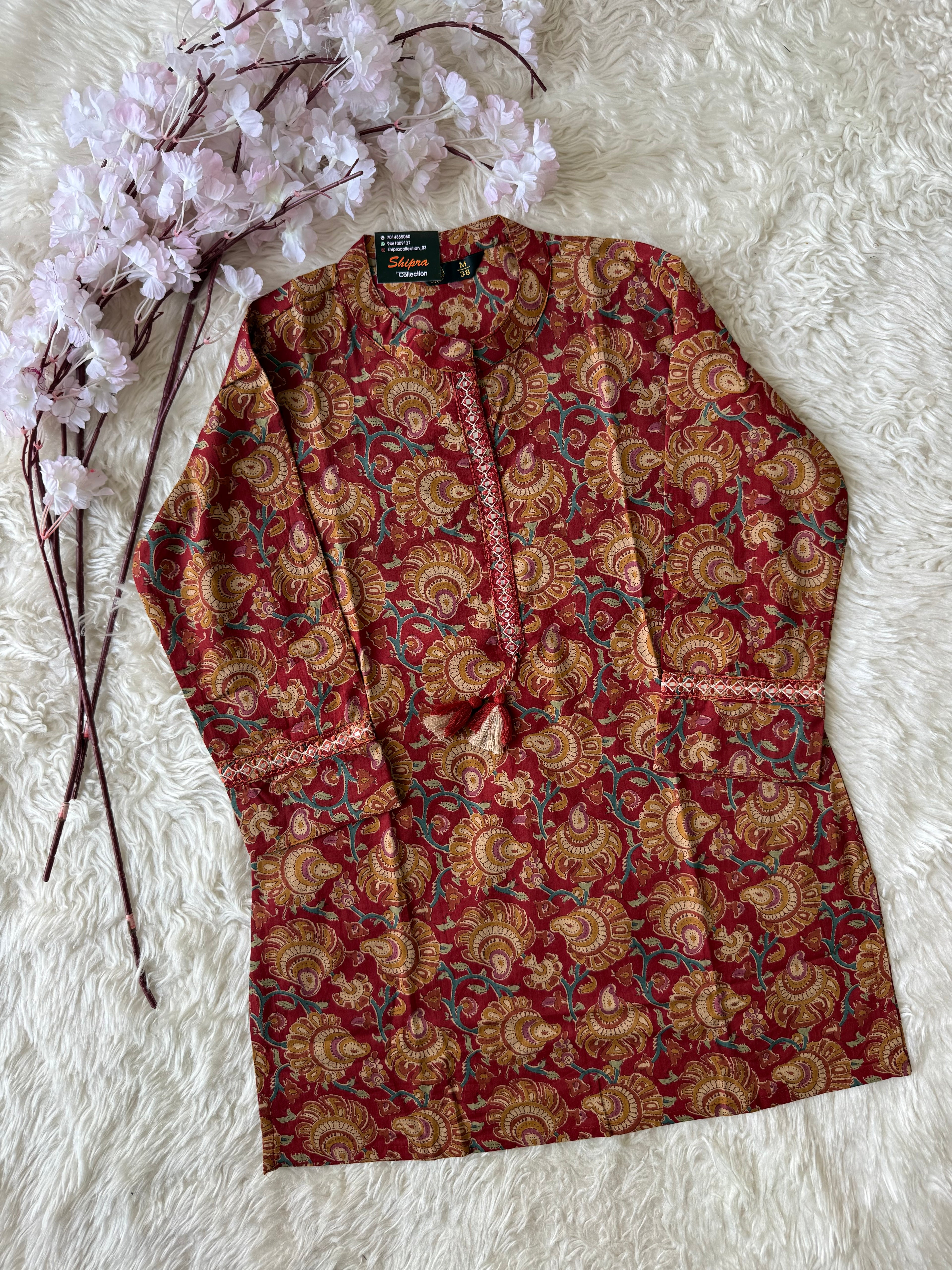 Premium Cotton Short Kurti