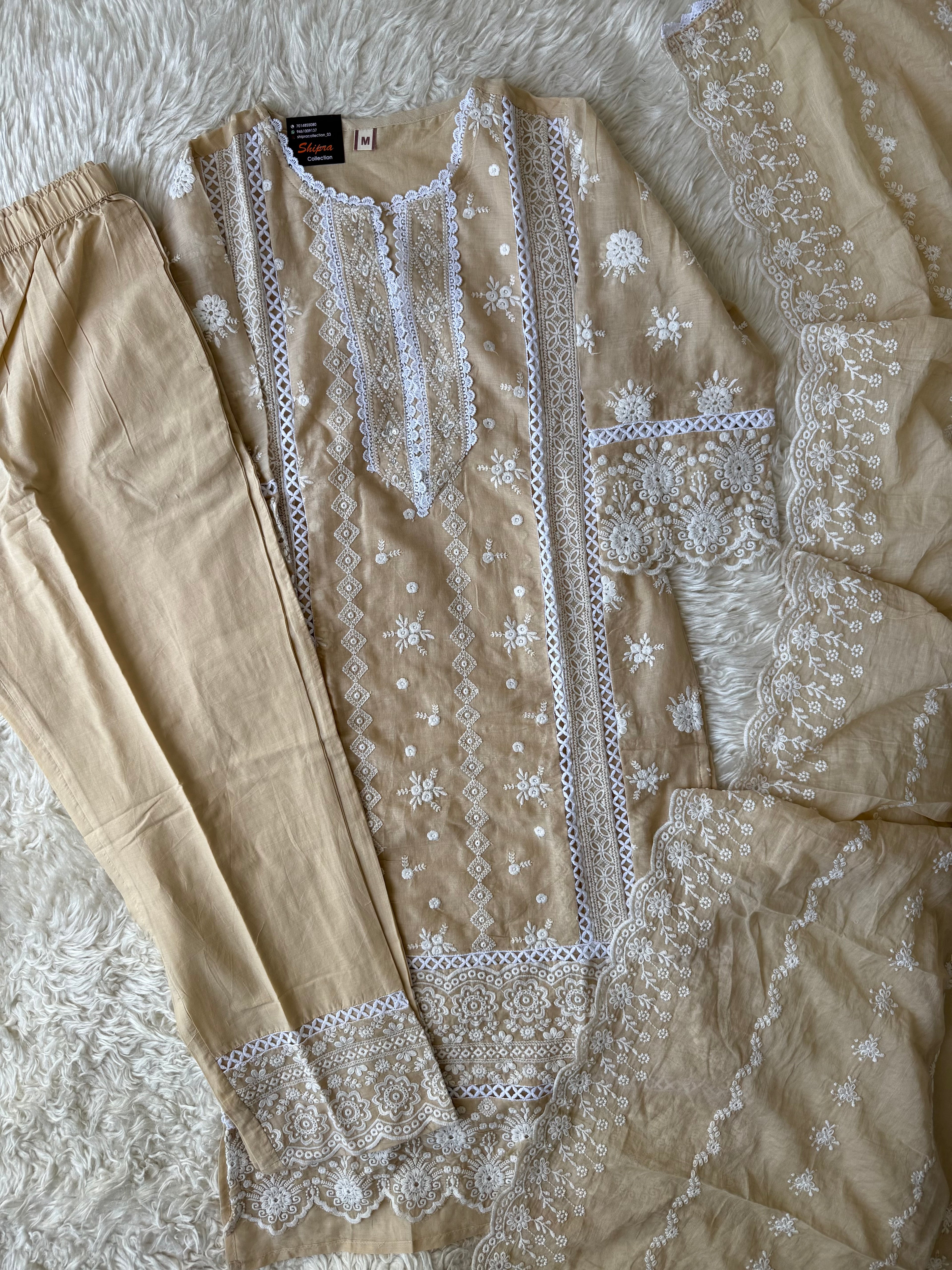Premium Mul Cotton Chikankari Collection