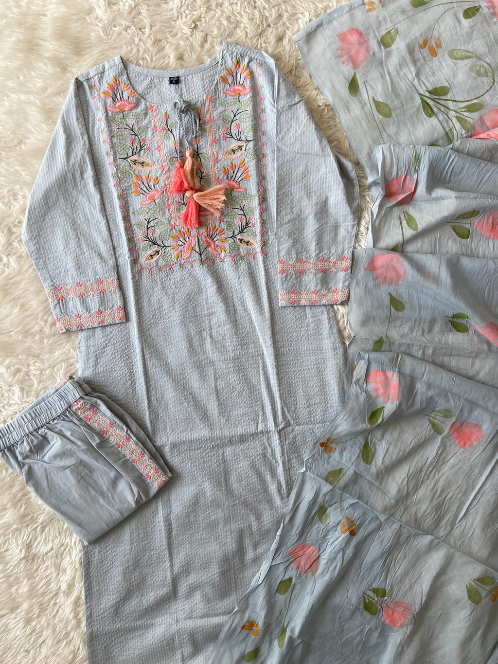 Premium Cotton Thread Work Collection