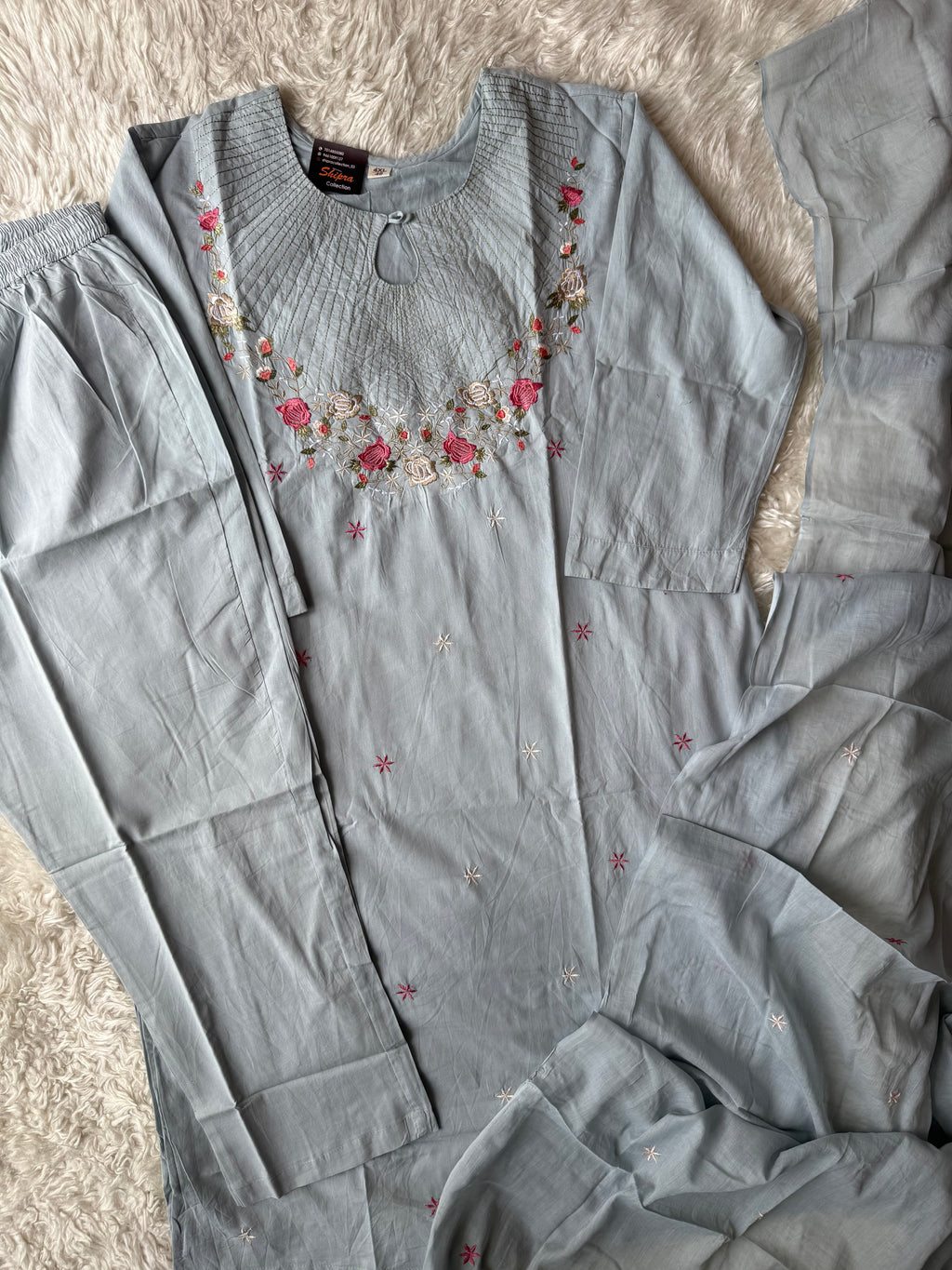 Premium Mul Cotton Thread Work Collection