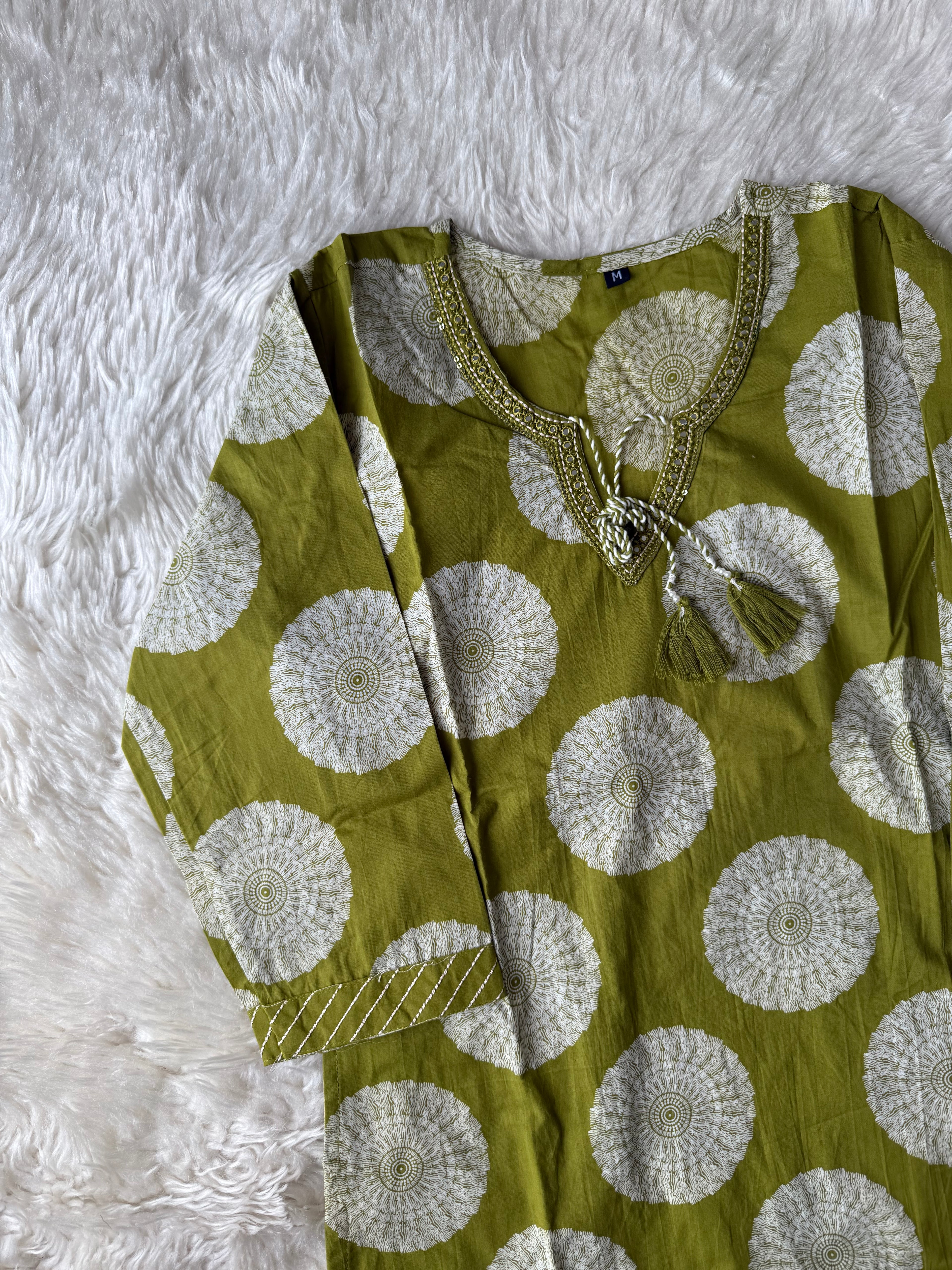 Budget Friendly Kurti Pant Dupatta Set