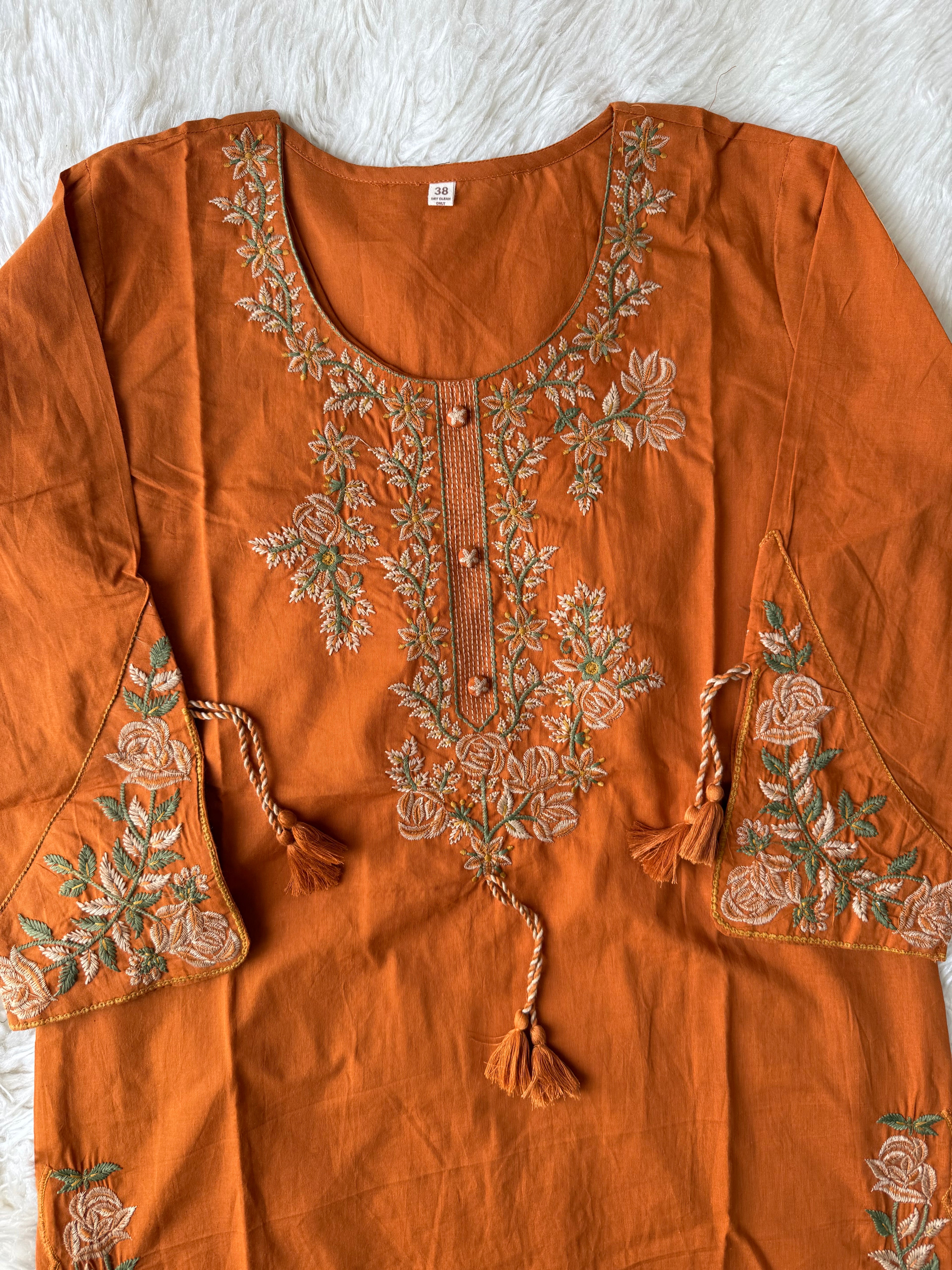 Premium Cotton Kurti Pant Dupatta Set