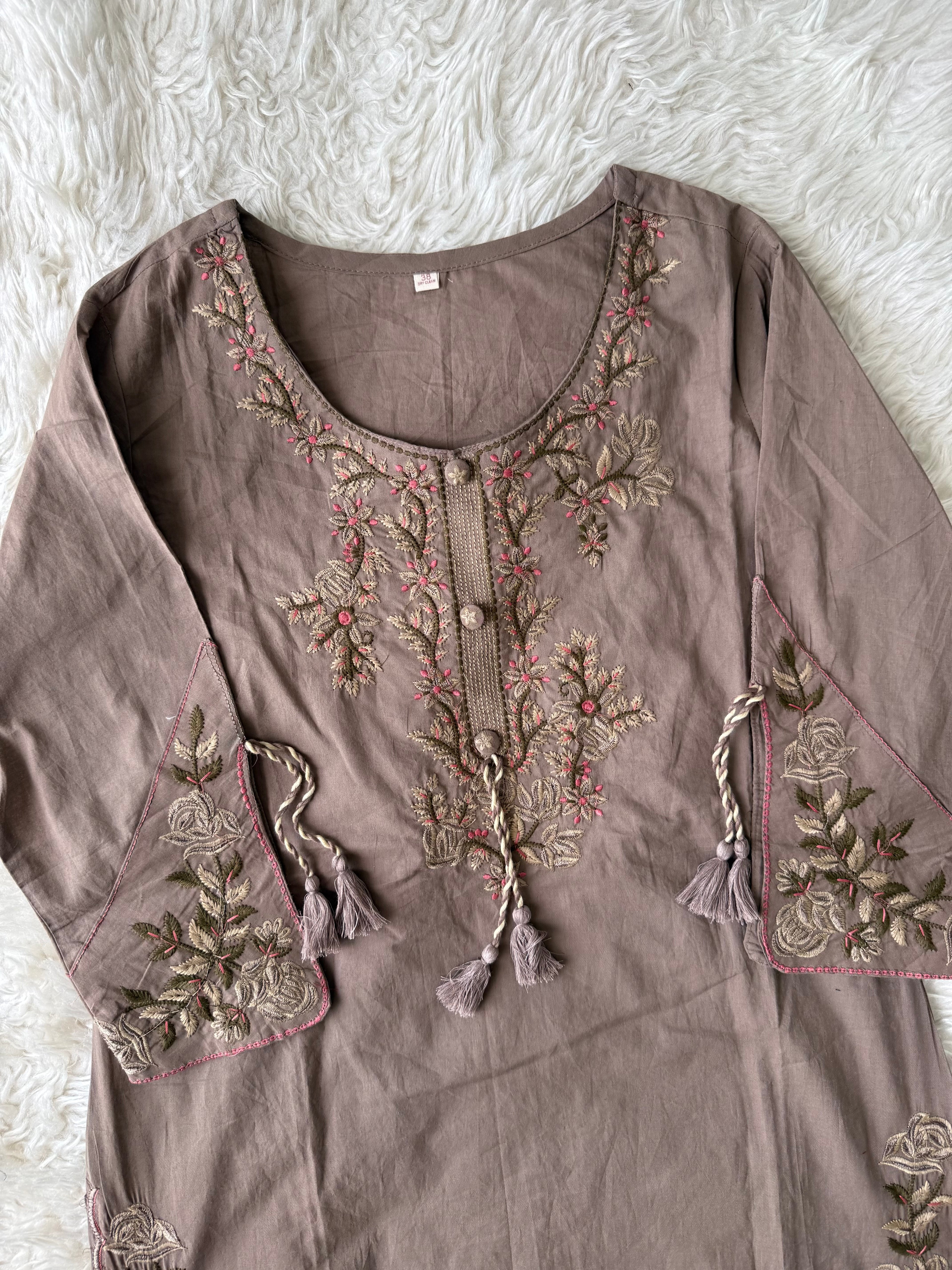 Premium Cotton Kurti Pant Dupatta Set
