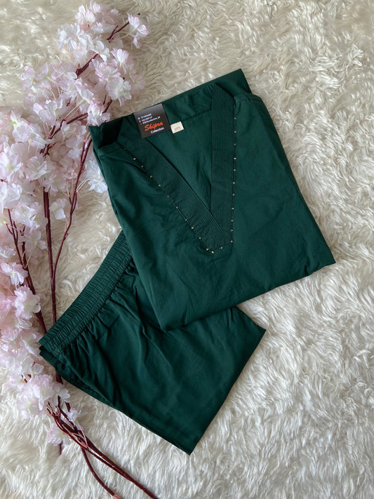 Pure Cotton Kurti Pant Set