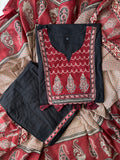 Pure Cotton Kurti Pant Dupatta Set