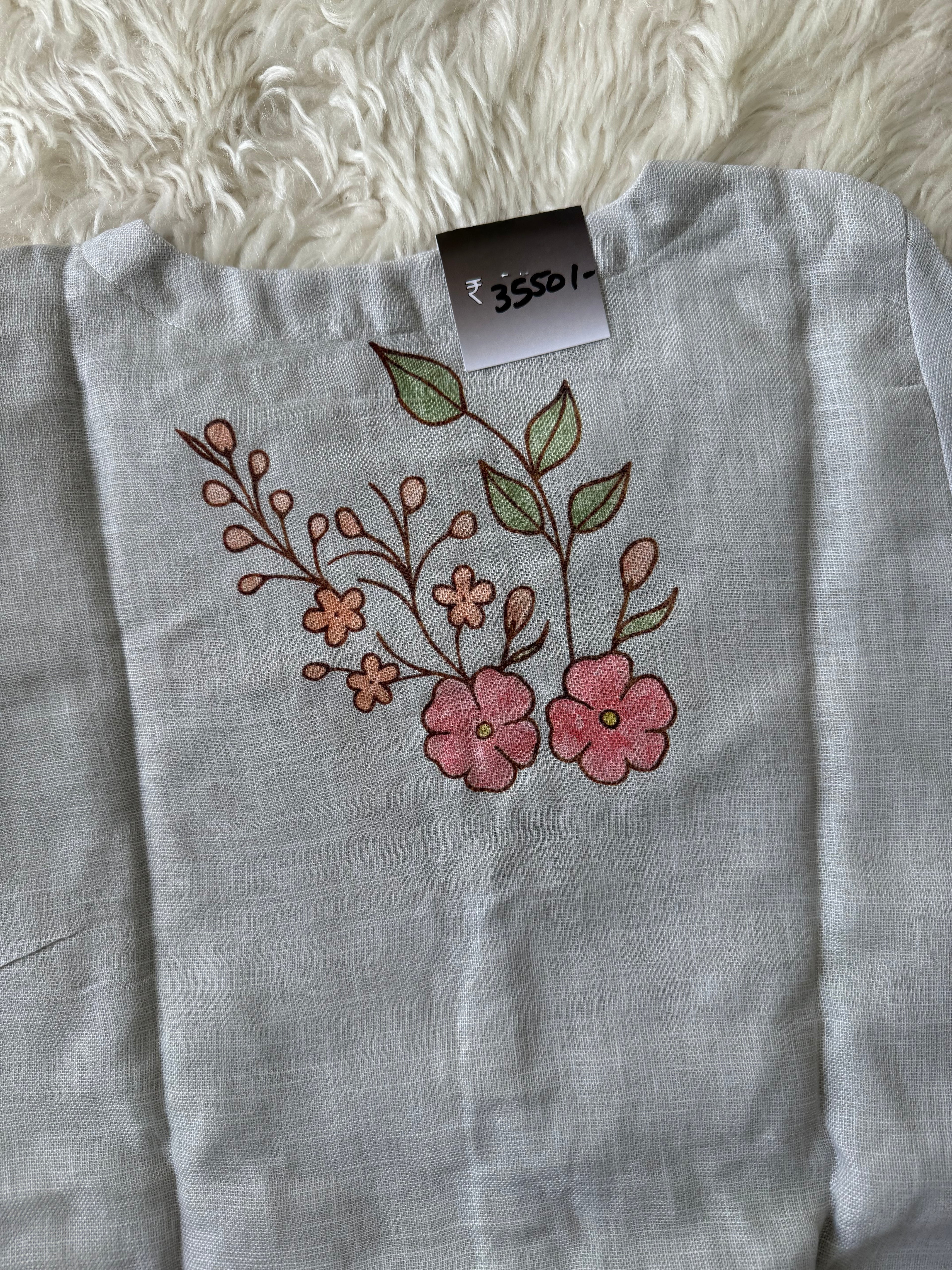 Linen Kurti Pant Dupatta Set