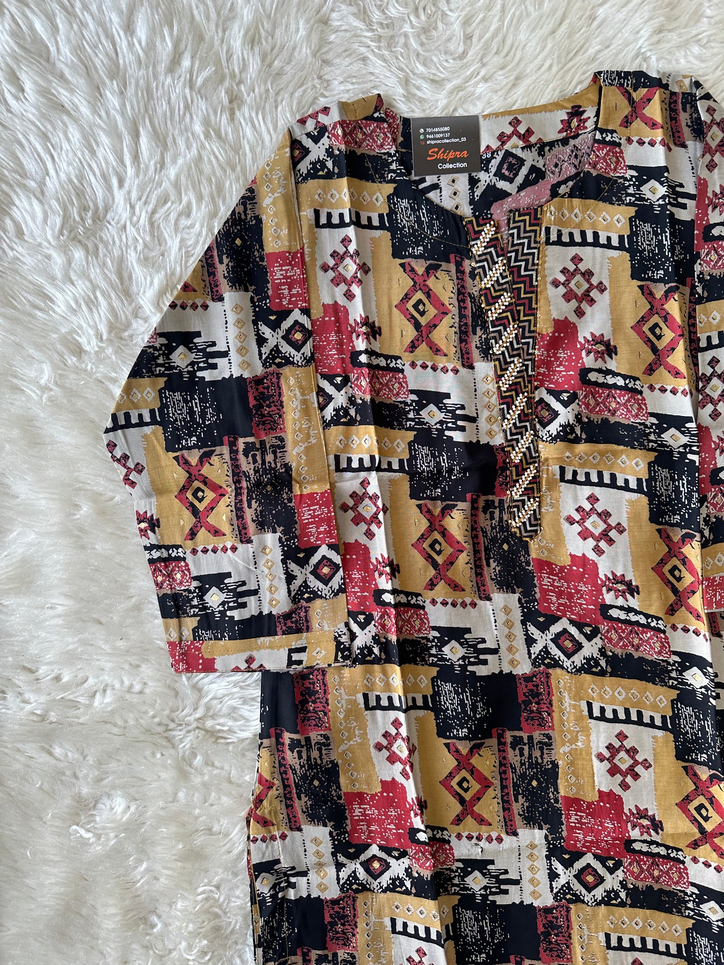 Pure Muslin Silk kurti