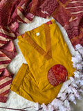 Premium Cotton Kurti Pant Dupatta Set