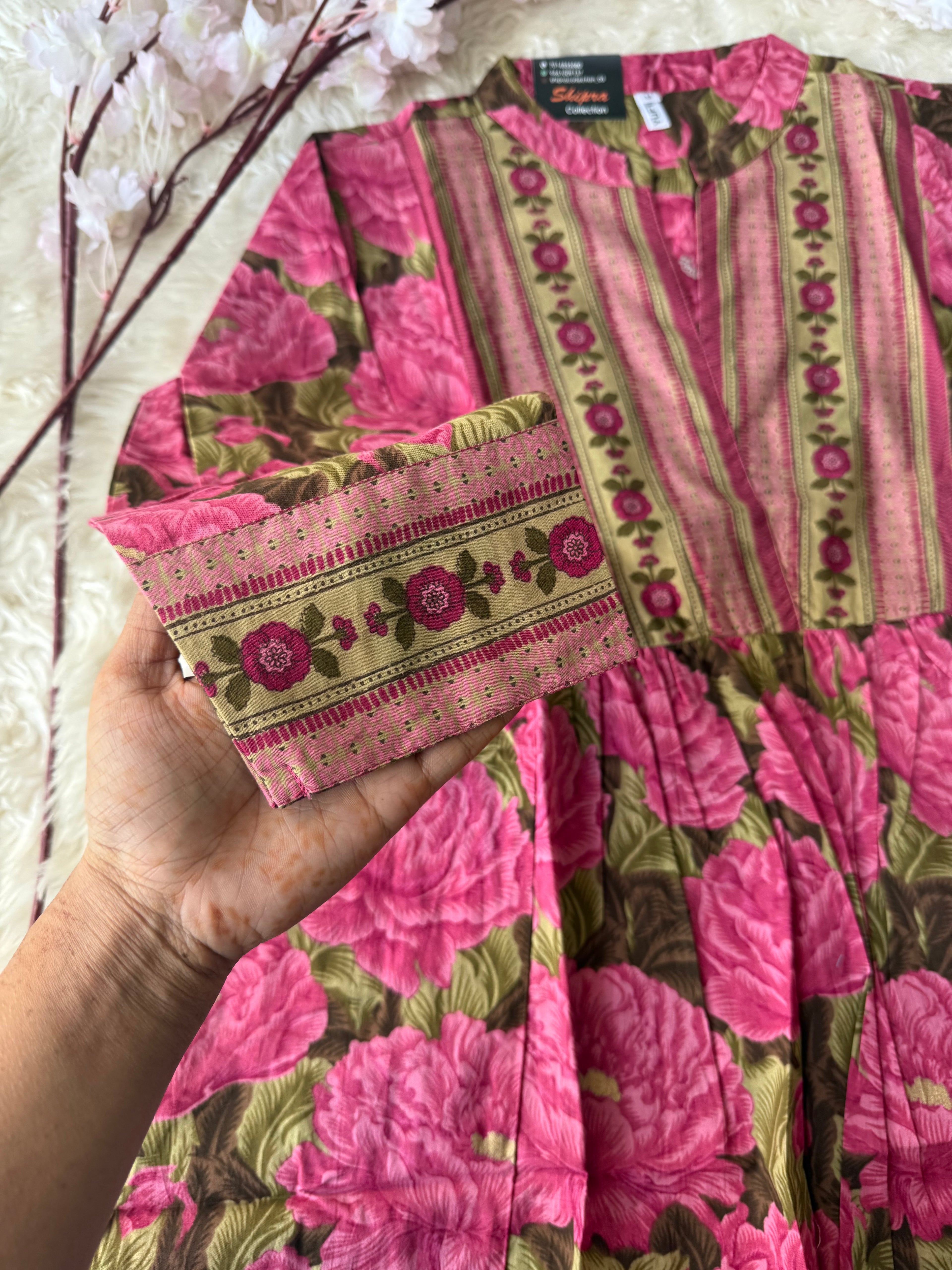 Premium Cotton Peplum Kurti