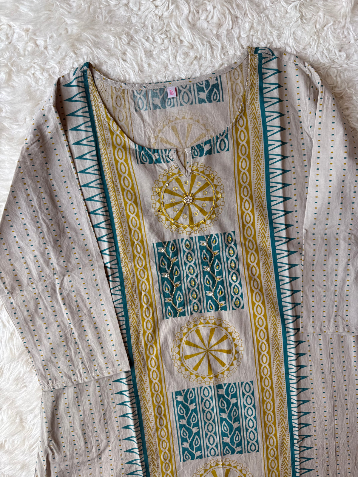 Pure Cotton Kurti Pant Set