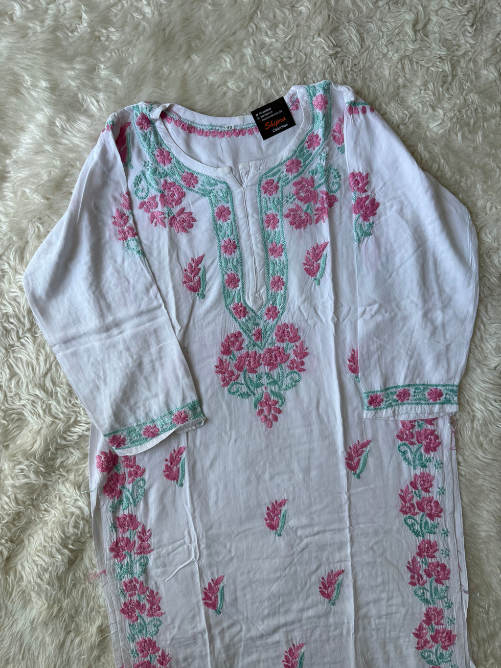 Heavy Rayon Chikankari Kurti Plazo Set