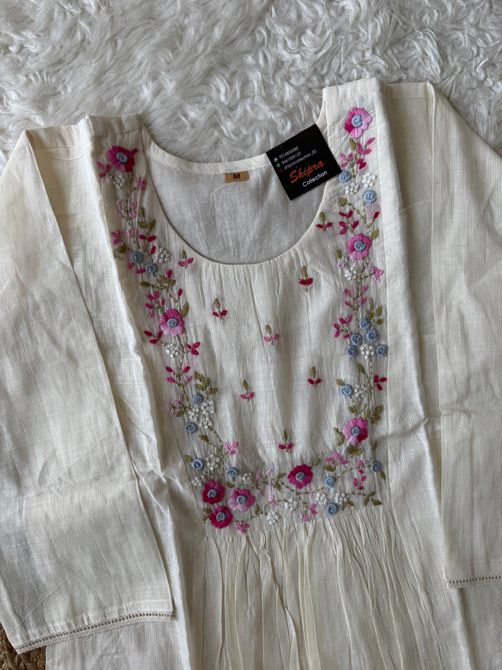 Premium Mul Cotton Embroidery Work Collection 🌸