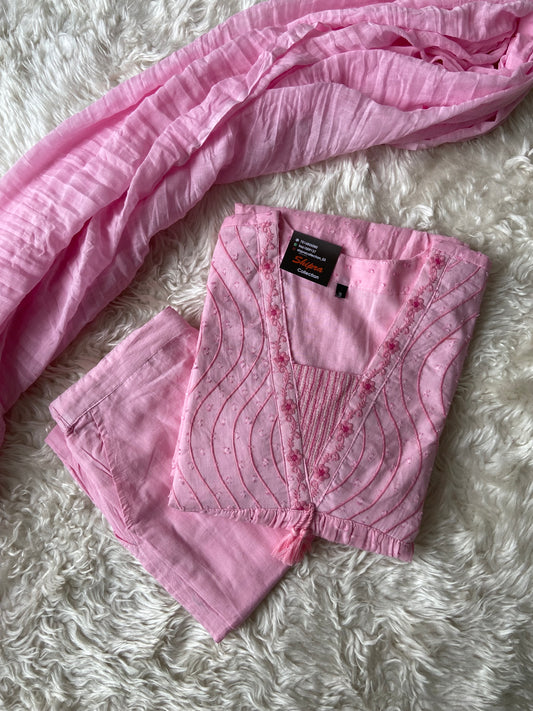 Stock Clearance 🚨
 Premium Cotton Thread Work Collection