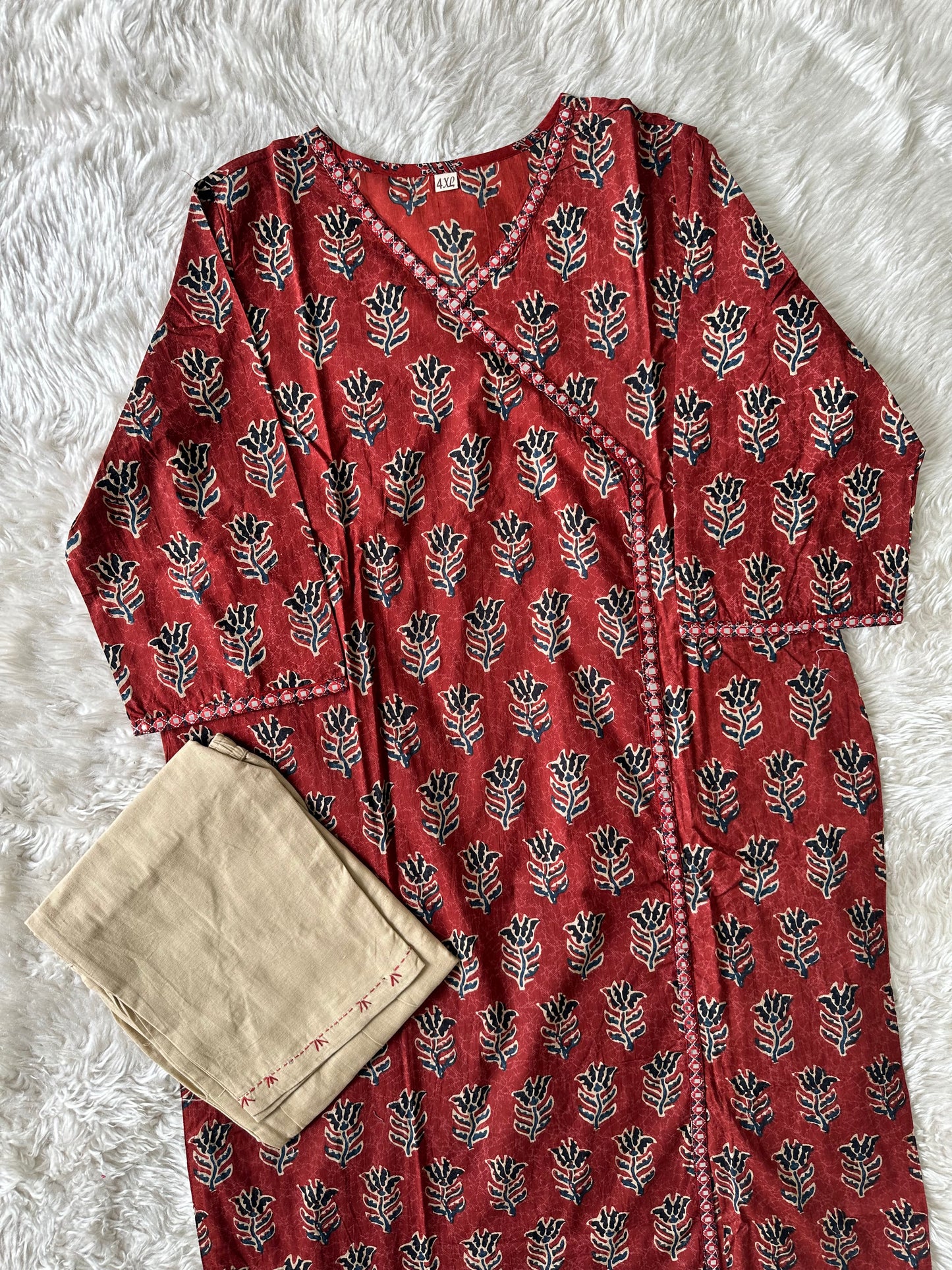 Premium Cotton Kurti Pant Set