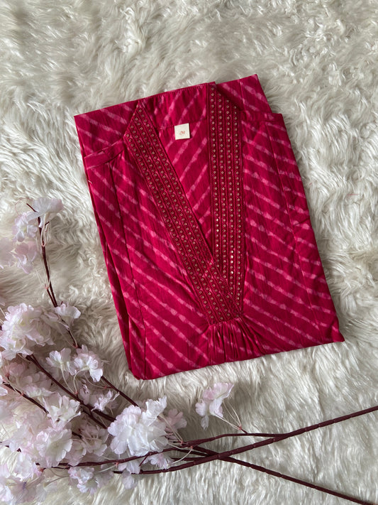 Premium Cotton Lehariya