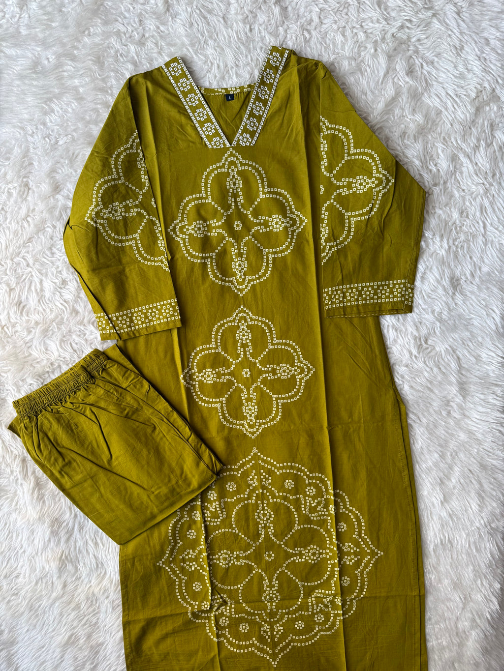 Cotton Kurti Pant Set