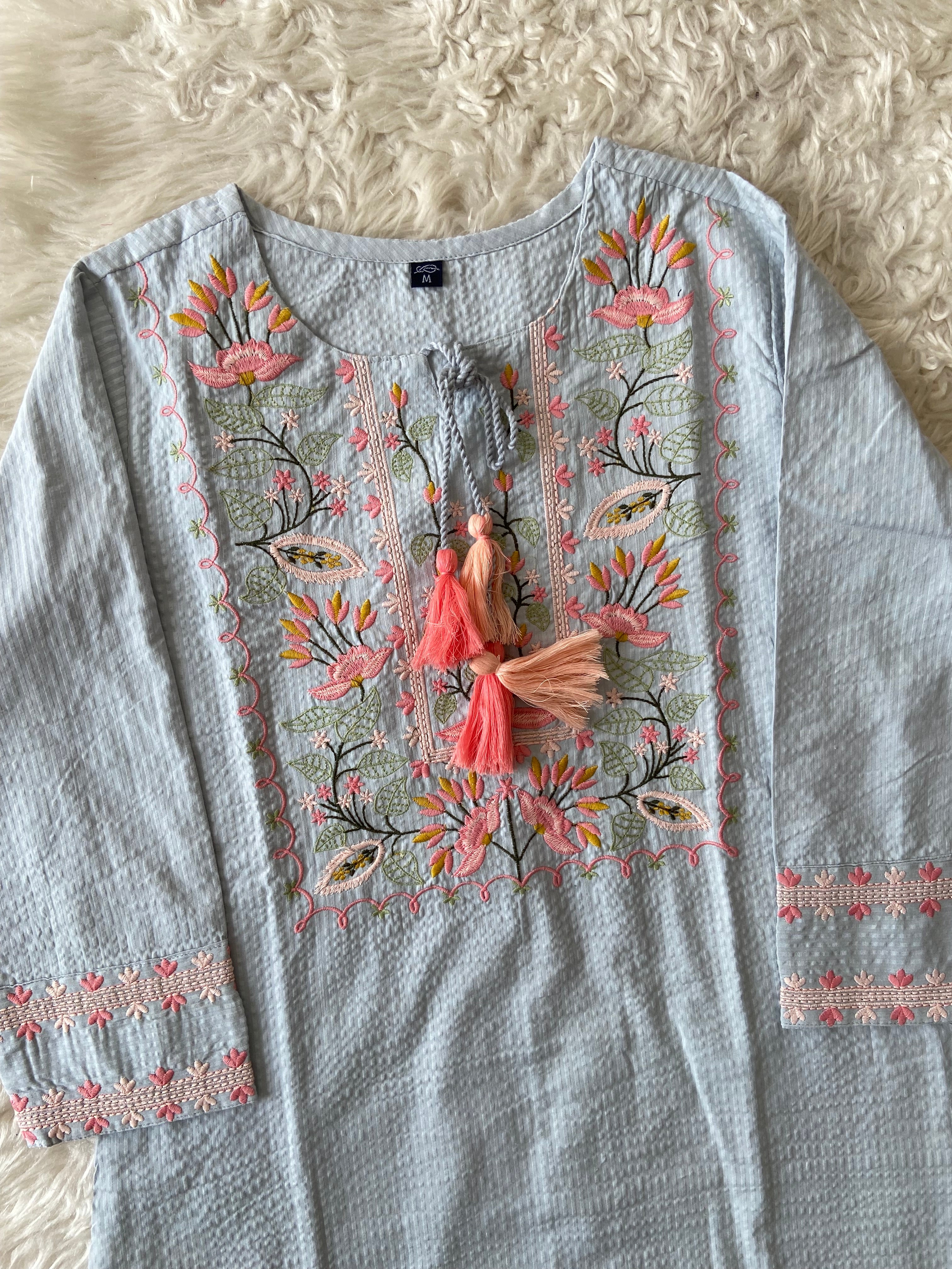 Premium Cotton Thread Work Collection