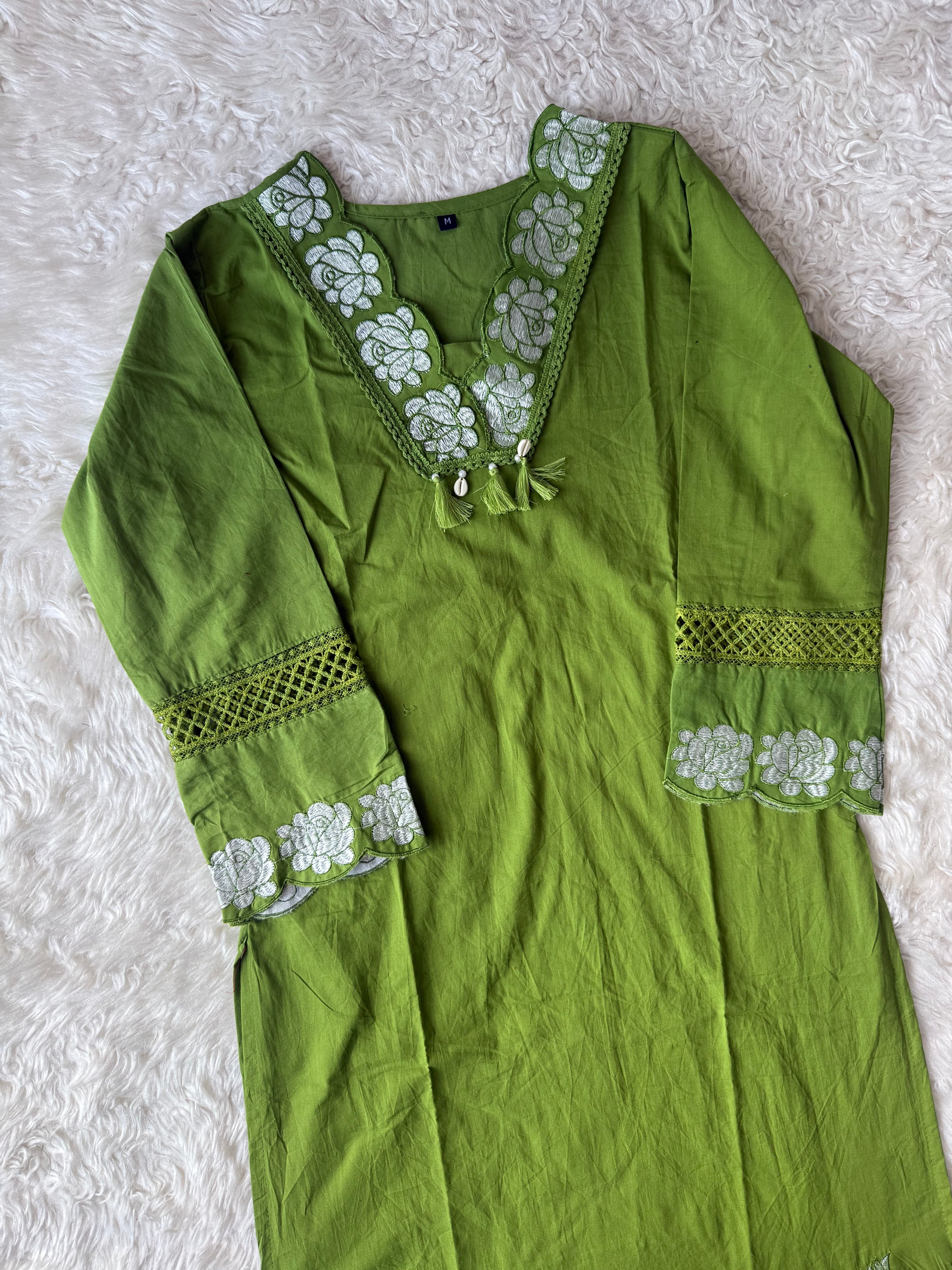 Budget Friendly Kurti Pant Dupatta Set