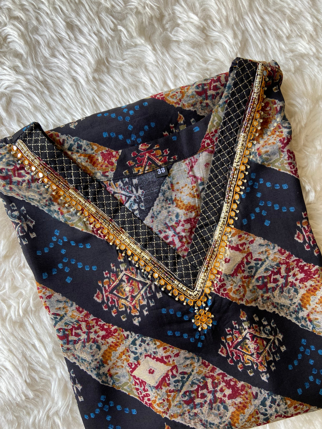 Muslin Silk Kurti Pant Dupatta Set