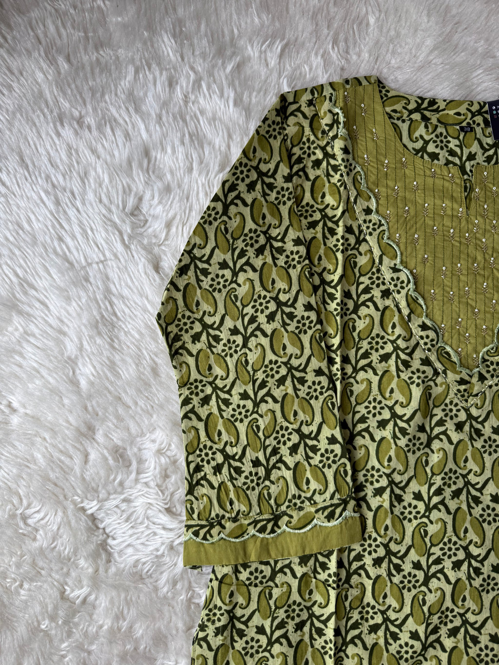 Premium Cotton Kurti Pant Dupatta Set