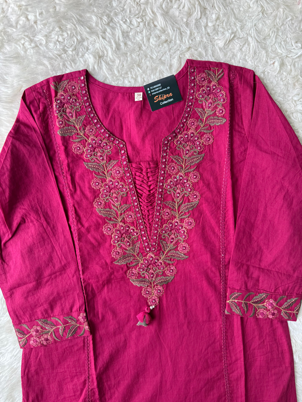 Premium Cotton Thread Work Collection