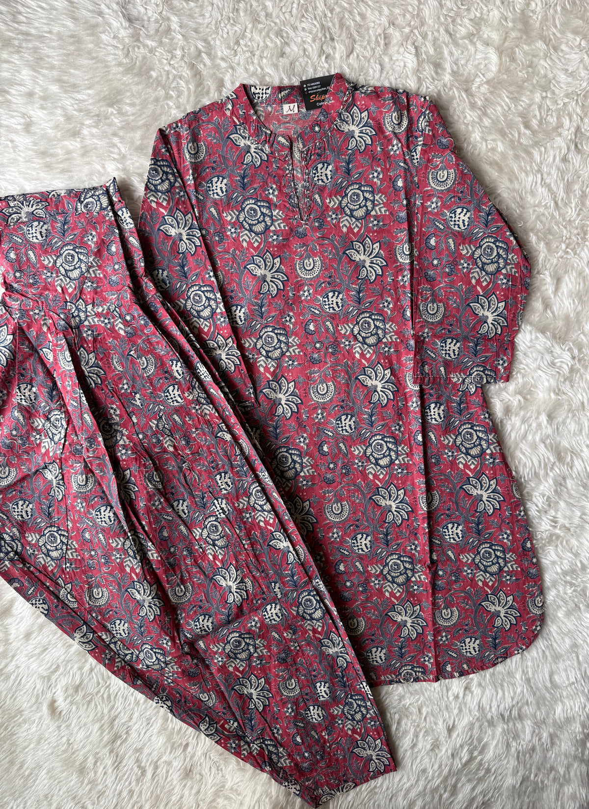 Premium Cotton Kurti Farshi Salwar Set